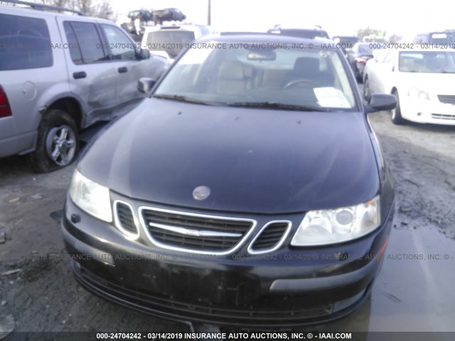 YS3FD49Y871008794 - 2007 SAAB 9-3 2.0T BLACK photo 6