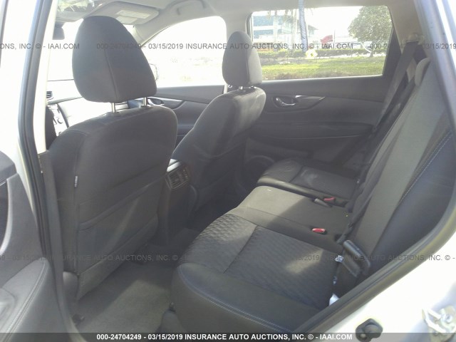 KNMAT2MT5KP524489 - 2019 NISSAN ROGUE SILVER photo 8