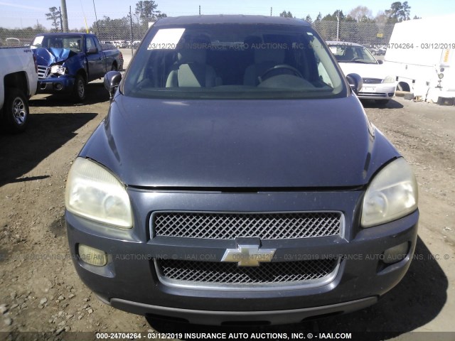 1GNDV23W28D158771 - 2008 CHEVROLET UPLANDER BLUE photo 6