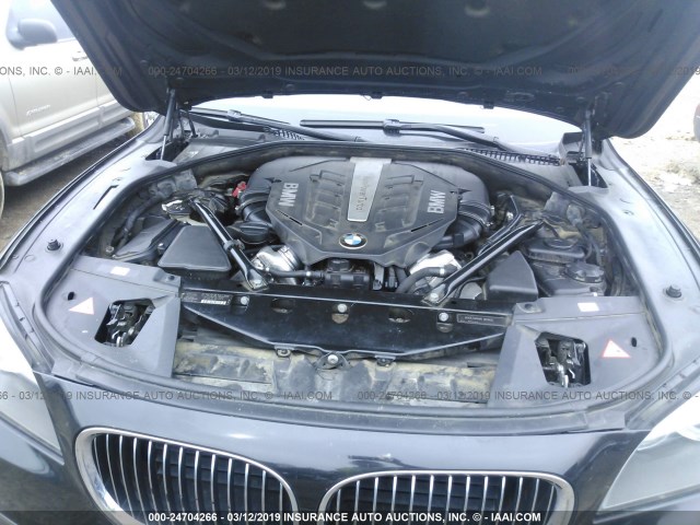 WBAKB8C59CC962550 - 2012 BMW 750 LI BLACK photo 10