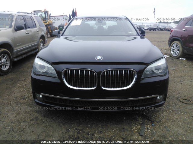 WBAKB8C59CC962550 - 2012 BMW 750 LI BLACK photo 6
