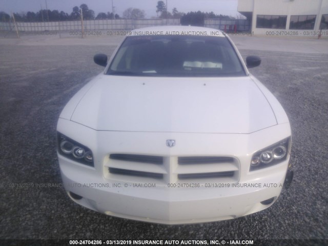 2B3KA43R47H624060 - 2007 DODGE CHARGER SE/SXT WHITE photo 6