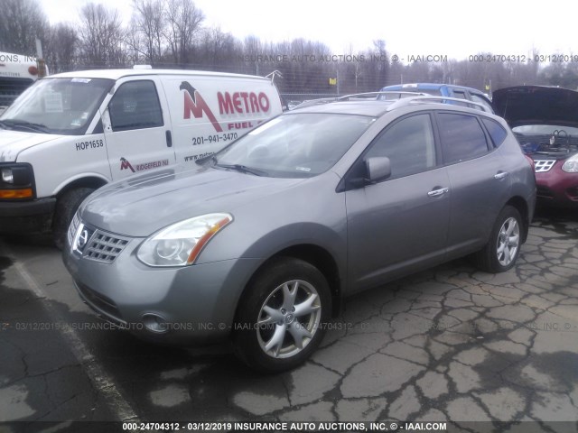 JN8AS5MVXAW604756 - 2010 NISSAN ROGUE S/SL/KROM GRAY photo 2