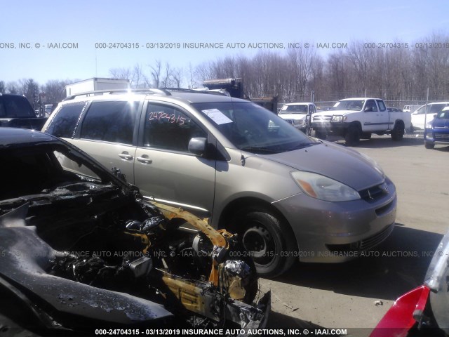 5TDZA23C94S077698 - 2004 TOYOTA SIENNA CE/LE BEIGE photo 1