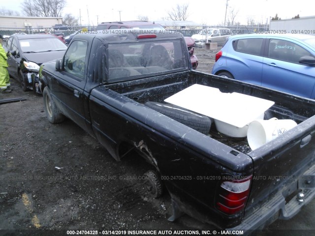 1FTYR10D03PB68007 - 2003 FORD RANGER BLACK photo 6