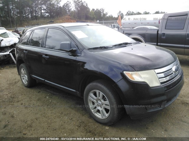 2FMDK36C58BA73756 - 2008 FORD EDGE SE BLACK photo 1