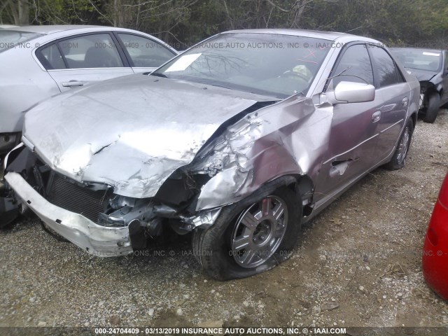 1G6DP567850223024 - 2005 CADILLAC CTS HI FEATURE V6 GRAY photo 2