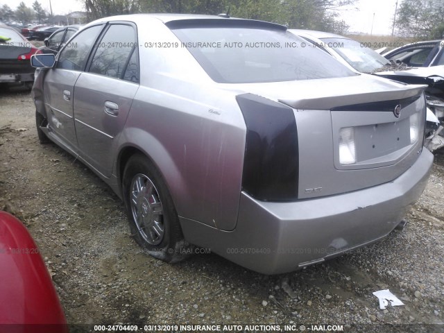 1G6DP567850223024 - 2005 CADILLAC CTS HI FEATURE V6 GRAY photo 3