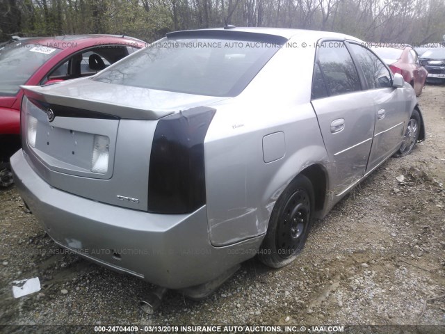 1G6DP567850223024 - 2005 CADILLAC CTS HI FEATURE V6 GRAY photo 4