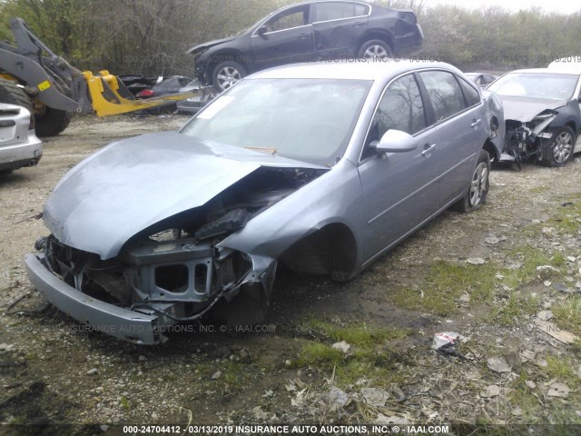 2G1WB58K769330944 - 2006 CHEVROLET IMPALA LS BLUE photo 2