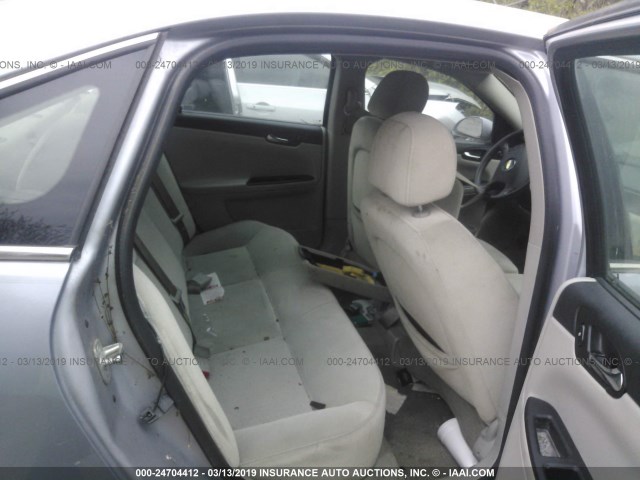 2G1WB58K769330944 - 2006 CHEVROLET IMPALA LS BLUE photo 8