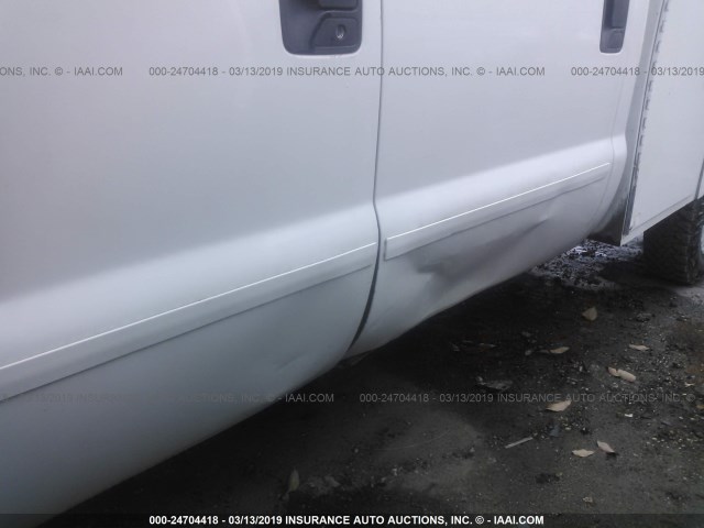 1FT7W3BT5EEB63663 - 2014 FORD F350 SUPER DUTY WHITE photo 6