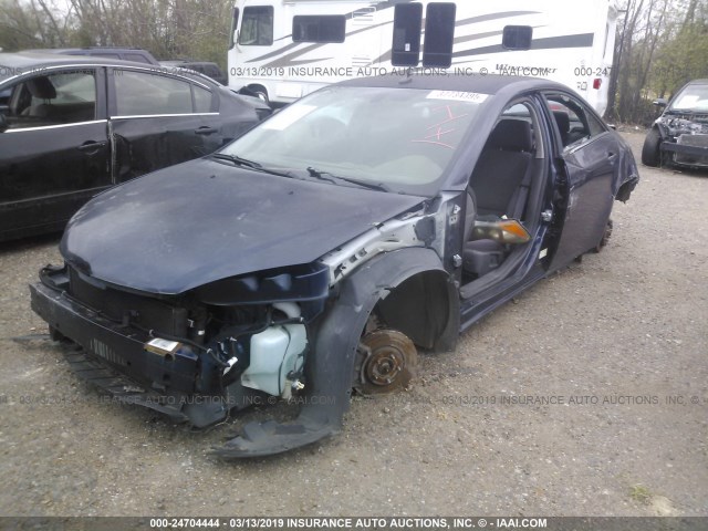 1G2ZF57B684149340 - 2008 PONTIAC G6 VALUE LEADER/BASE Navy photo 2