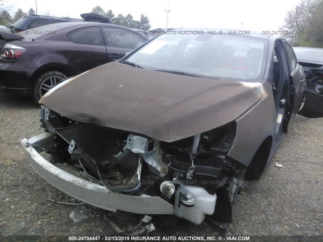 1G11C5SL0EF218601 - 2014 CHEVROLET MALIBU 1LT BLACK photo 2