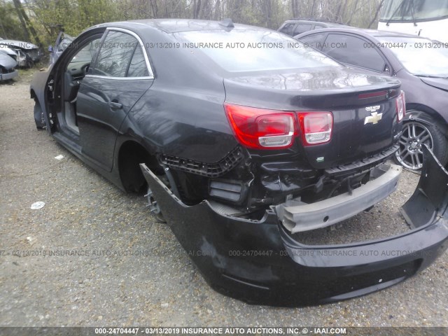 1G11C5SL0EF218601 - 2014 CHEVROLET MALIBU 1LT BLACK photo 3