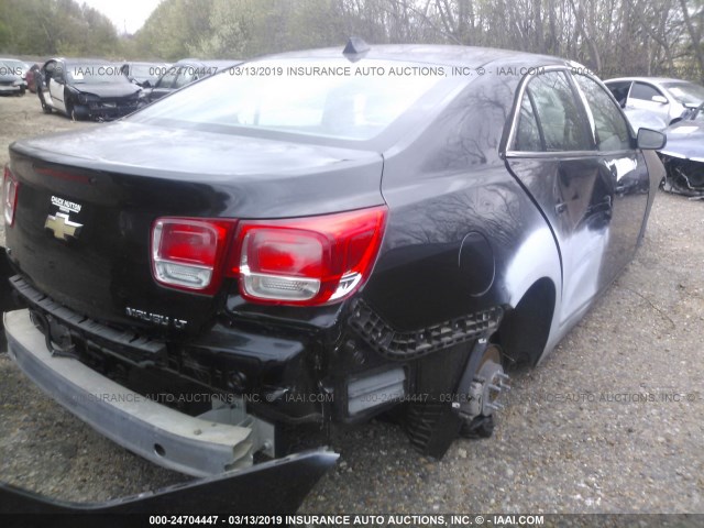 1G11C5SL0EF218601 - 2014 CHEVROLET MALIBU 1LT BLACK photo 4