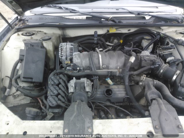 2G2WP522341176864 - 2004 PONTIAC GRAND PRIX GT WHITE photo 10