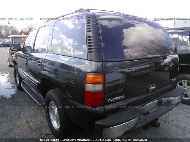 1GKEK13Z93R186903 - 2003 GMC YUKON GRAY photo 3