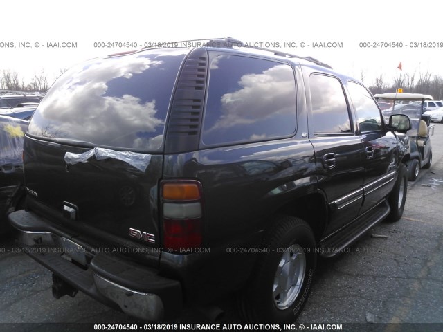 1GKEK13Z93R186903 - 2003 GMC YUKON GRAY photo 4