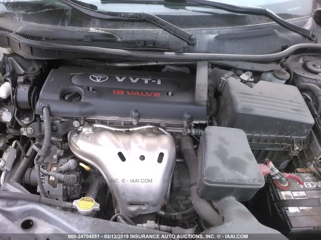 4T1BE46K18U242399 - 2008 TOYOTA CAMRY CE/LE/XLE/SE 蓝色 照片 10