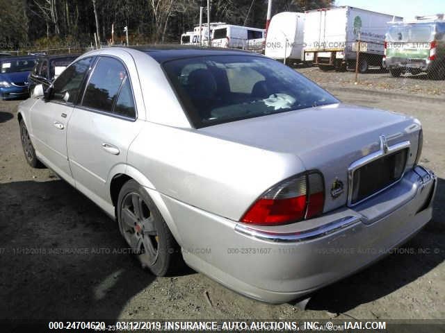 1LNHM86S63Y657188 - 2003 LINCOLN LS SILVER photo 3