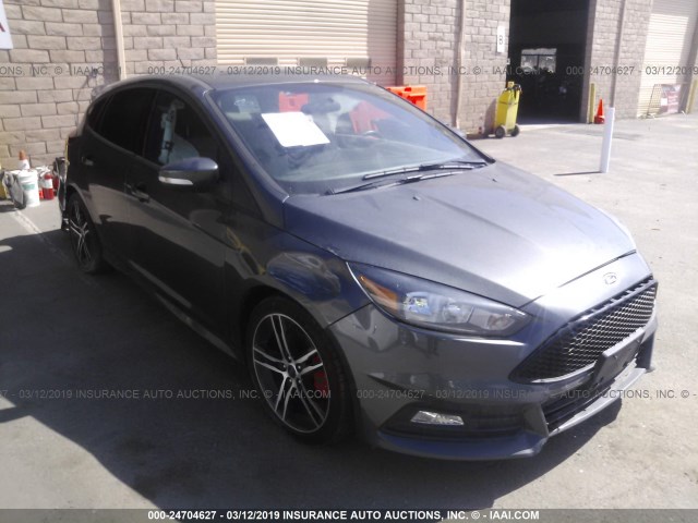 1FADP3L99GL351528 - 2016 FORD FOCUS ST GRAY photo 1