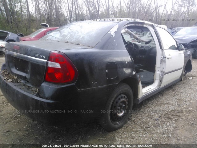 1G1ZT58N37F130687 - 2007 CHEVROLET MALIBU LT BLACK photo 4