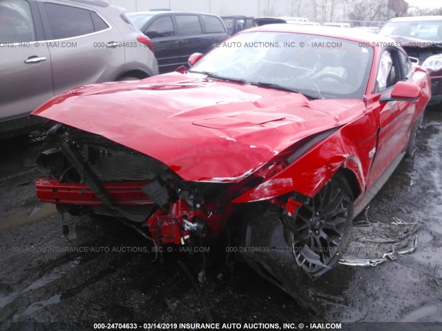 1FA6P8CF5F5407639 - 2015 FORD MUSTANG GT RED photo 6