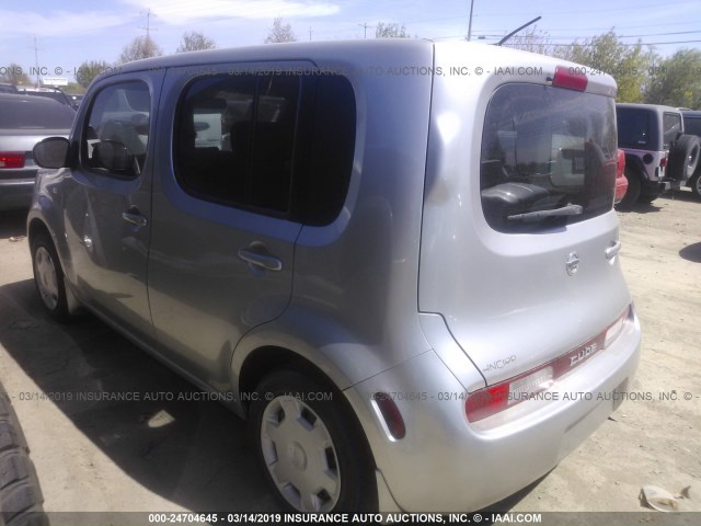 JN8AZ28R49T130887 - 2009 NISSAN CUBE S/SL SILVER photo 3