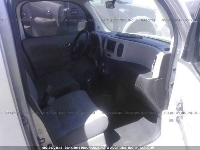 JN8AZ28R49T130887 - 2009 NISSAN CUBE S/SL SILVER photo 5