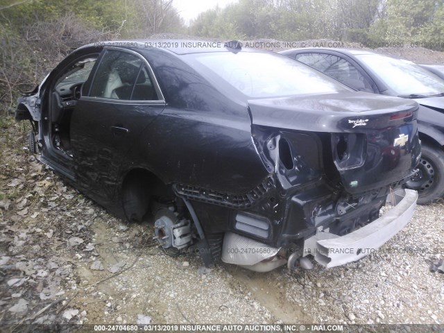 1G11C5SL1EF209986 - 2014 CHEVROLET MALIBU 1LT 黑色 照片 3