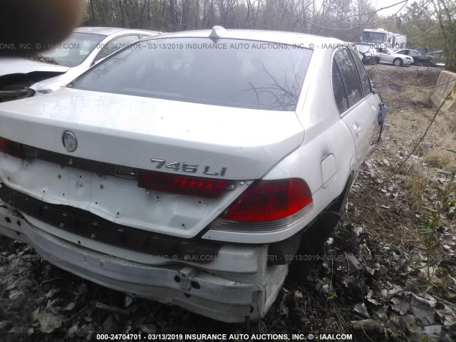 WBAGN63424DS48568 - 2004 BMW 745 LI WHITE photo 4