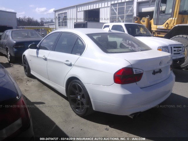 WBAVB33546PS19176 - 2006 BMW 330 I WHITE photo 3