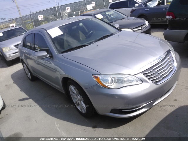 1C3CCBAB6DN761595 - 2013 CHRYSLER 200 LX SILVER photo 1