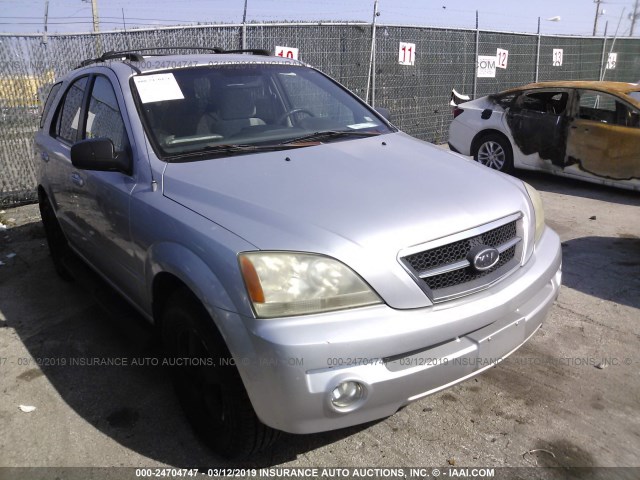 KNDJC733965643520 - 2006 KIA SORENTO EX/LX SILVER photo 1