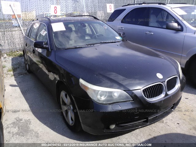 WBANN73596CN01397 - 2006 BMW 530 XIT BLACK photo 1