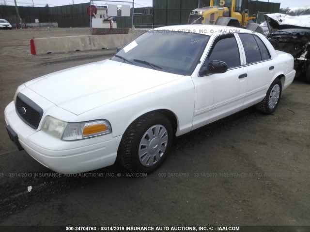 2FAHP71V09X145447 - 2009 FORD CROWN VICTORIA POLICE INTERCEPTOR WHITE photo 6