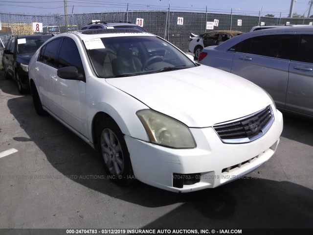 1N4BA41E88C822522 - 2008 NISSAN MAXIMA SE/SL WHITE photo 1