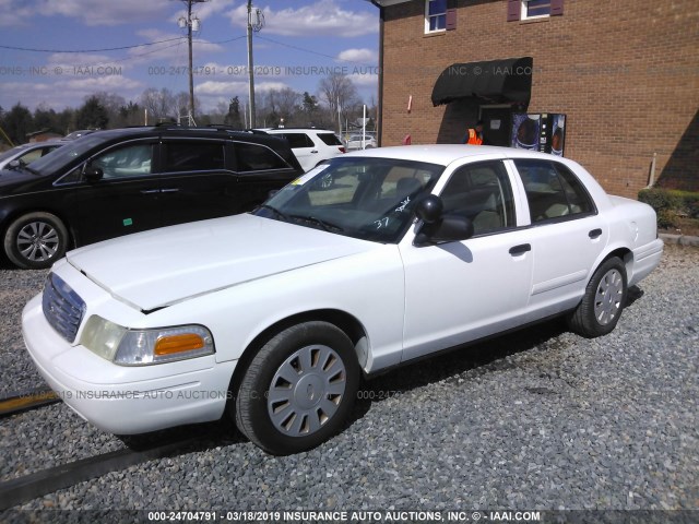 2FAHP71W77X133625 - 2007 FORD CROWN VICTORIA POLICE INTERCEPTOR WHITE photo 2