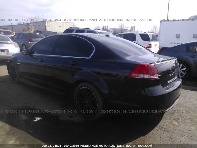 6G2ER57718L131936 - 2008 PONTIAC G8 BLACK photo 3