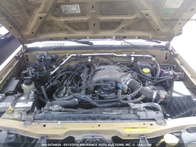 5N1ED28Y01C547104 - 2001 NISSAN XTERRA XE/SE CREAM photo 10