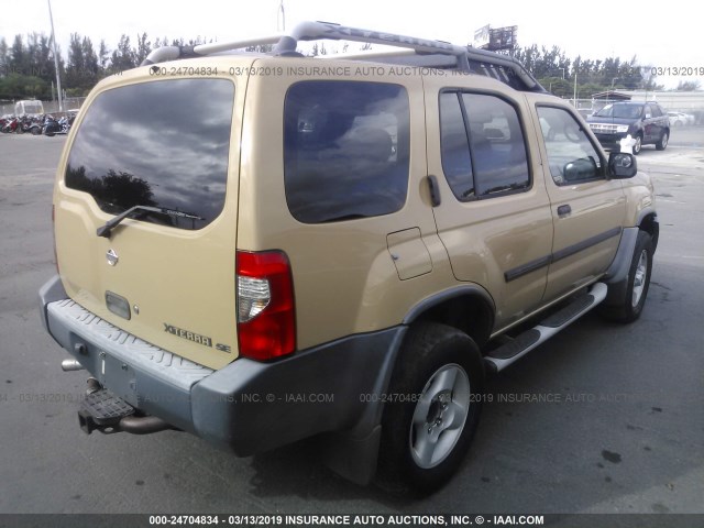 5N1ED28Y01C547104 - 2001 NISSAN XTERRA XE/SE CREAM photo 4