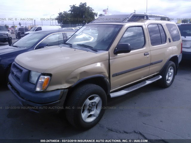 5N1ED28Y01C547104 - 2001 NISSAN XTERRA XE/SE CREAM photo 6