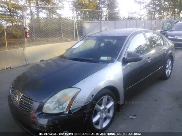 1N4BA41E06C804691 - 2006 NISSAN MAXIMA SE/SL GRAY photo 2