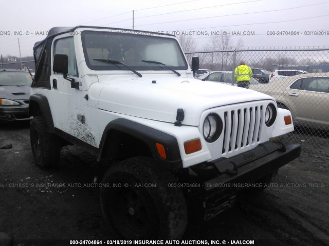 1J4FY29PXWP775981 - 1998 JEEP WRANGLER / TJ SE WHITE photo 1