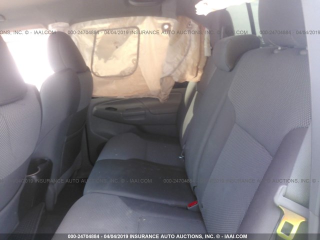 3TMJU4GN5FM189977 - 2015 TOYOTA TACOMA DOUBLE CAB PRERUNNER GRAY photo 8