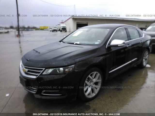 2G1125S31J9147866 - 2018 CHEVROLET IMPALA PREMIER BLACK photo 2