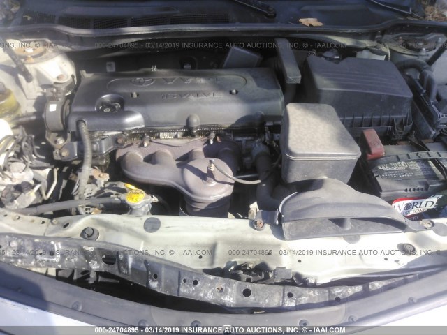 4T1BE46K97U042899 - 2007 TOYOTA CAMRY NEW GENERAT CE/LE/XLE/SE SILVER photo 10