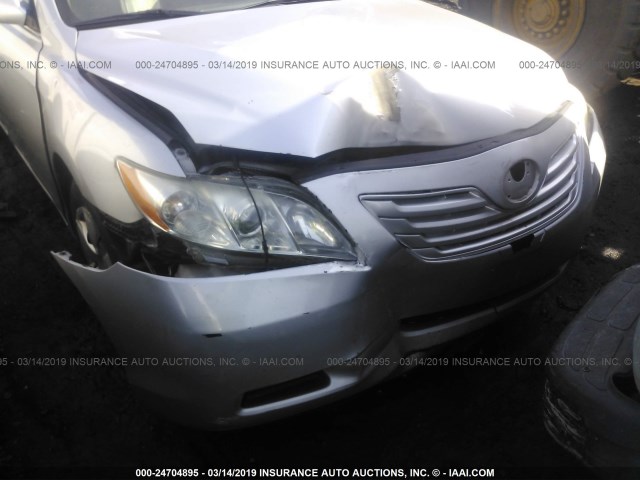 4T1BE46K97U042899 - 2007 TOYOTA CAMRY NEW GENERAT CE/LE/XLE/SE SILVER photo 6