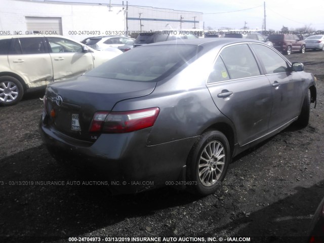 4T1BE46K57U697772 - 2007 TOYOTA CAMRY NEW GENERAT CE/LE/XLE/SE GRAY photo 4